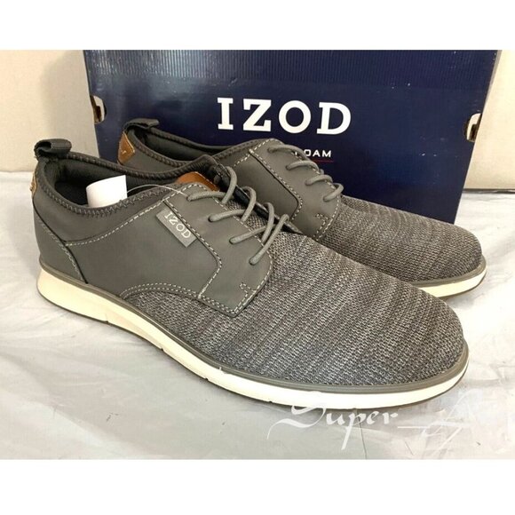NEW IZOD Men's Drift Casual Memory Foam Oxford Shoes - Picture 2 of 7